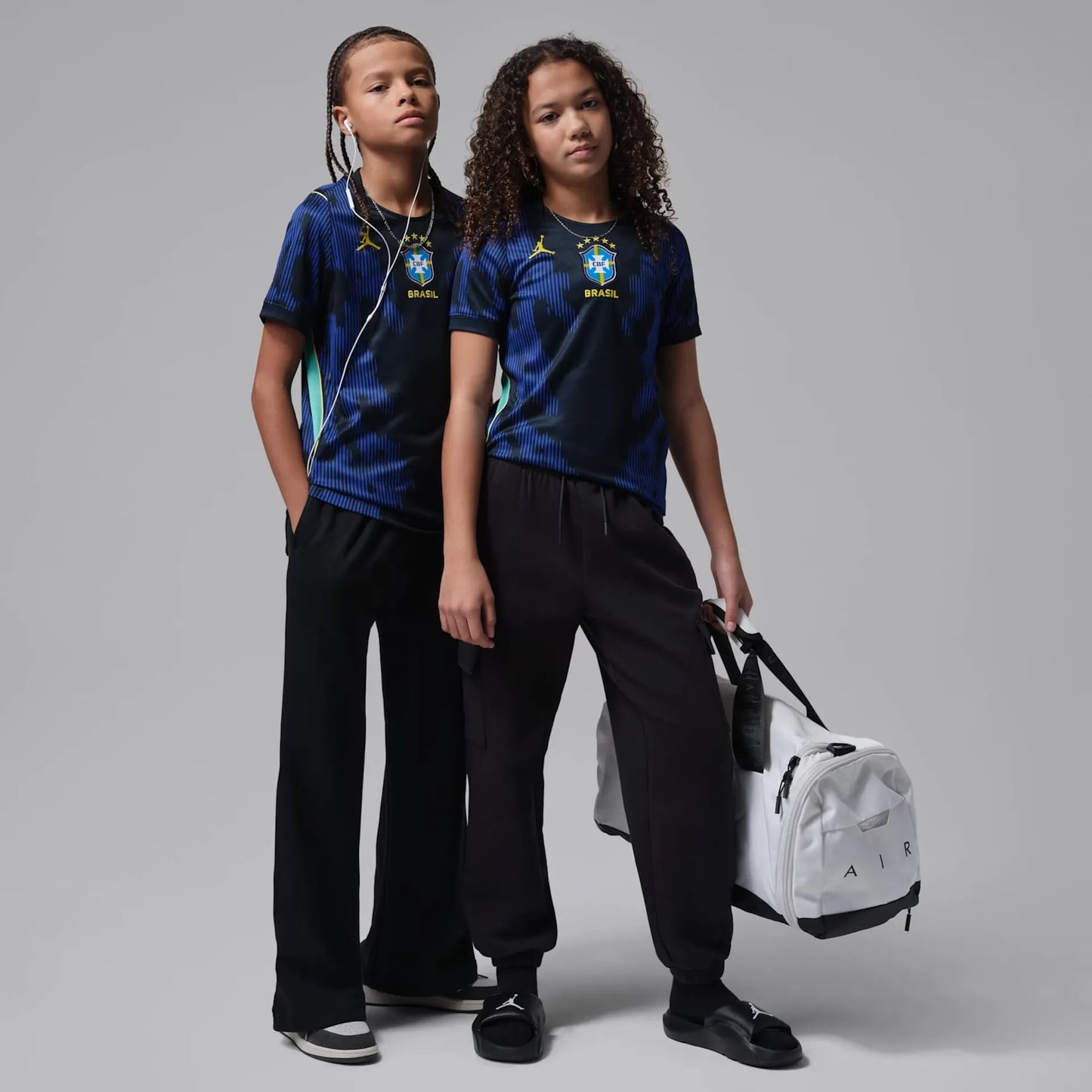 Camisa Brasil Jordan II 2026/27 Torcedor Pro Infantil