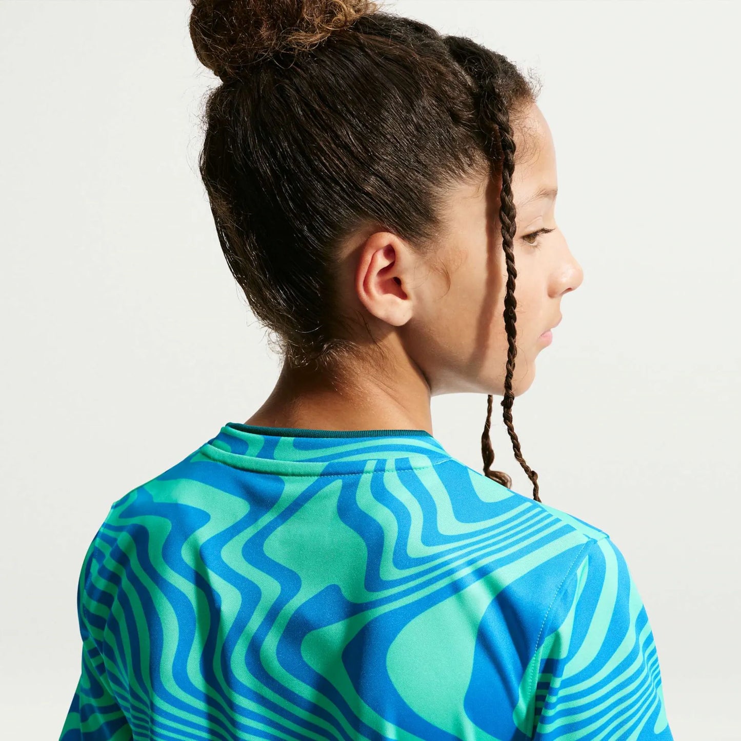 Camiseta Brasil Nike 2026 Pré-Jogo Infantil