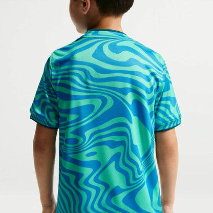 Camiseta Brasil Nike 2026 Pré-Jogo Infantil