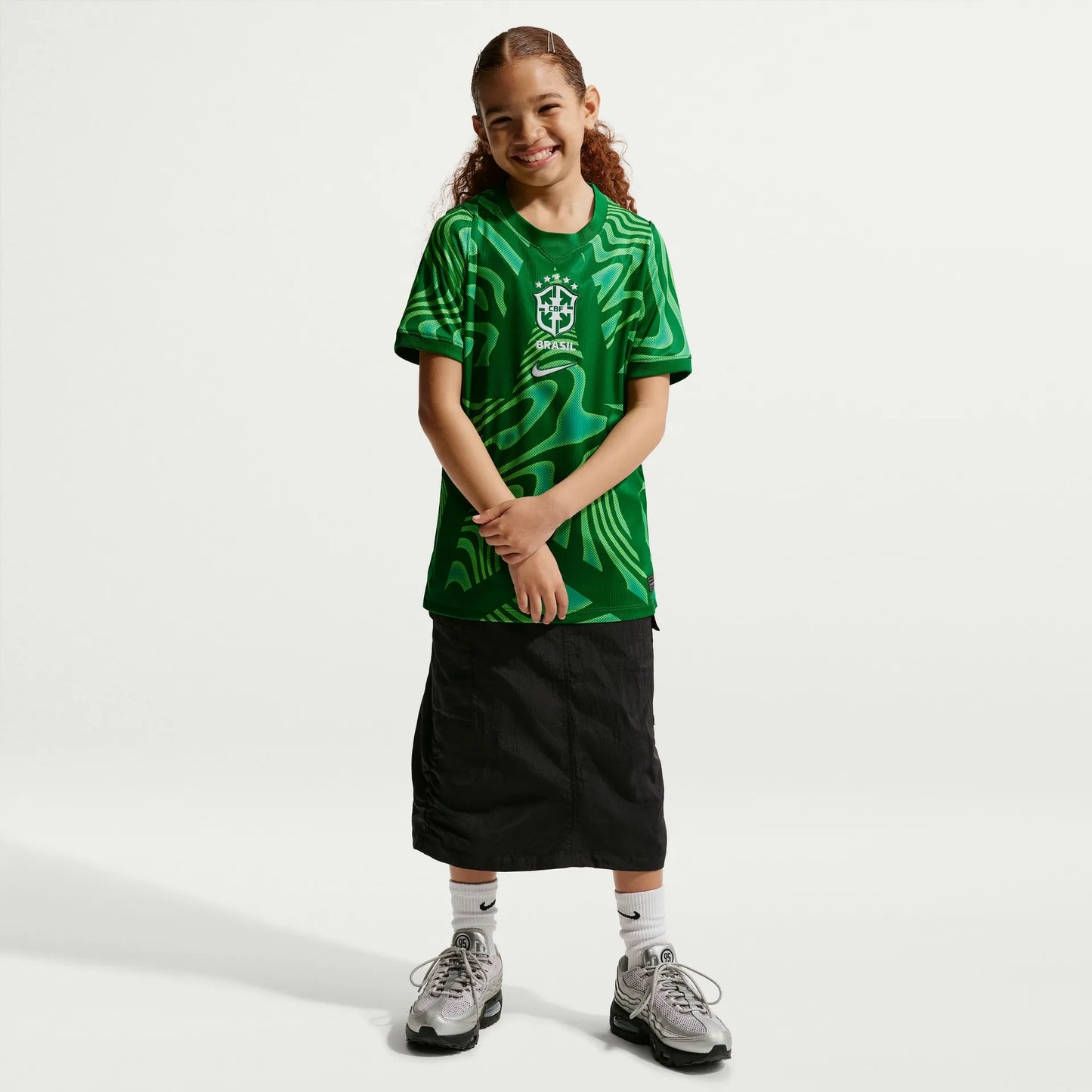 Camisa de Goleiro Brasil Nike II 2026/27 Torcedor Pro Infantil