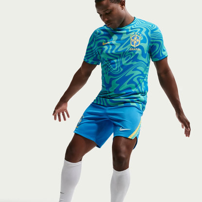 Camiseta Brasil Dri-FIT Nike Academy Pro Pré-Jogo Masculina