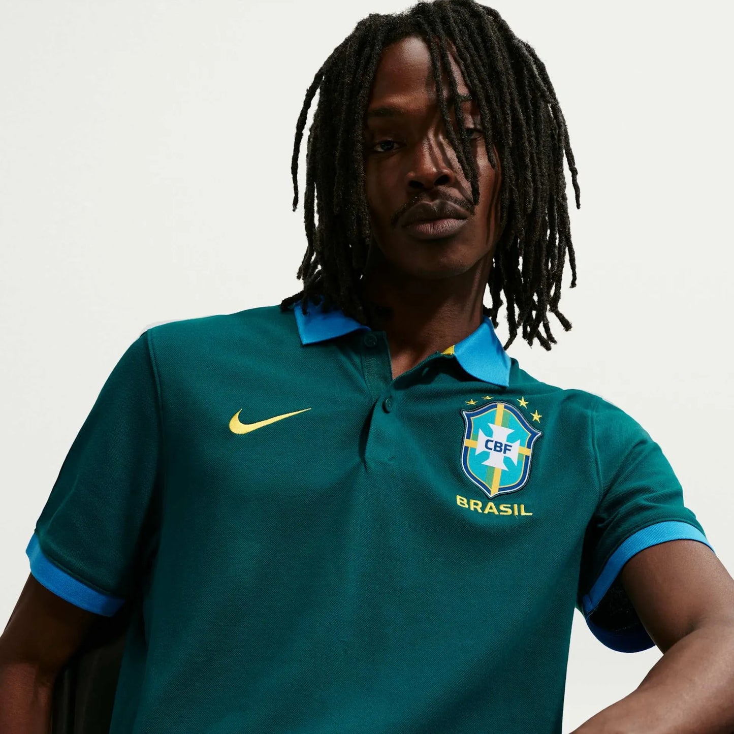 Camisa Polo Brasil Dri-FIT Nike Masculina