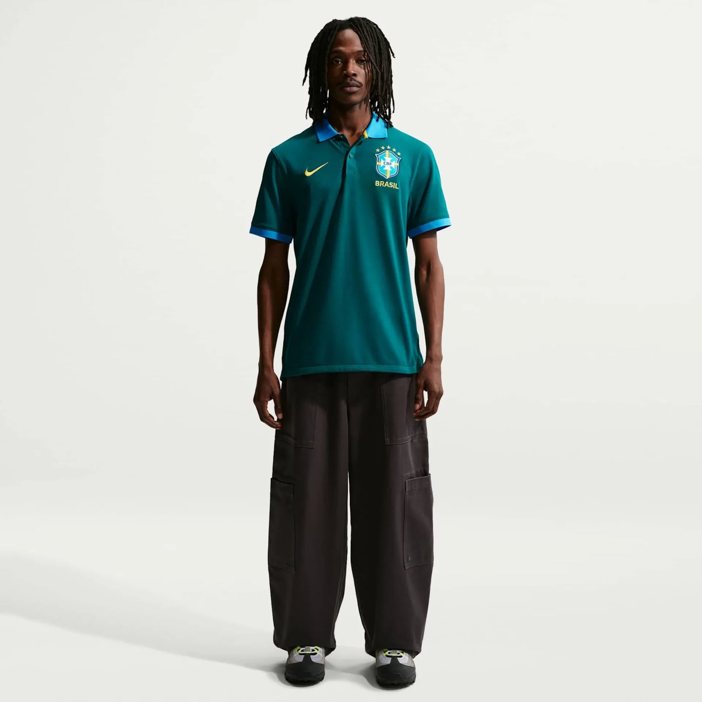 Camisa Polo Brasil Dri-FIT Nike Masculina