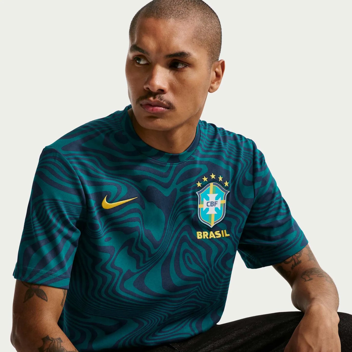 Camiseta Brasil Dri-FIT Nike Primary Masculina